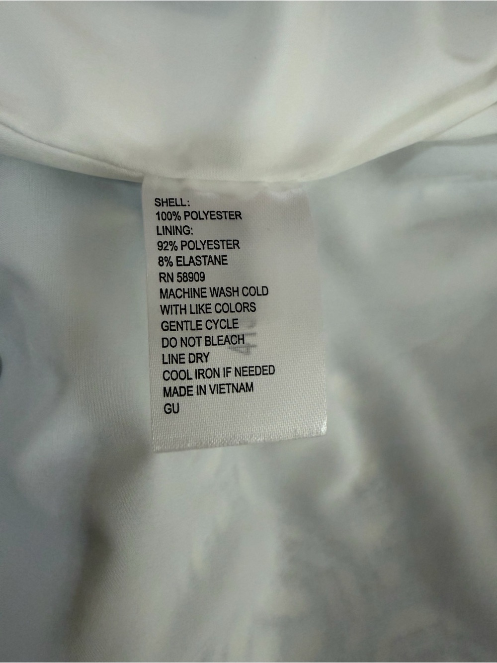 Preston & York NWOT Size 10 Loretta Blue/White Lined Linen Tunic - Picture 8 of 10
